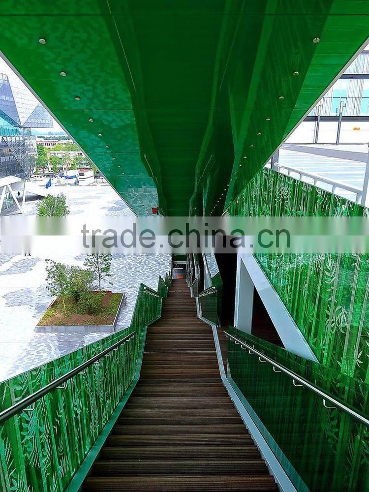 Safety Flat/Curve Tempered Glass For Railing Partitions Stair Balustrades & Handrails price per square meter