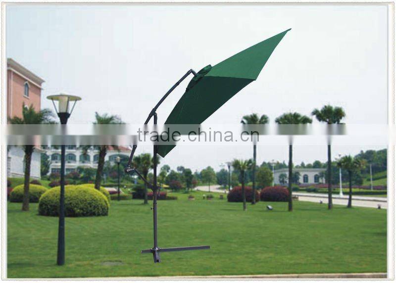 NEW OUTT 3 METER CANTILEVER OUTDOOR UMBRELLA PATIO GARDEN MARKET SUN SHADE BEIGE