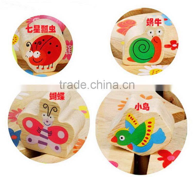 hot selling activity cube toys OEM educational wooden toys beads for children EZ3001-1