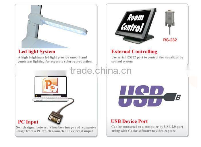digital visualizer china cheap document camera and book scanners in educational equipment