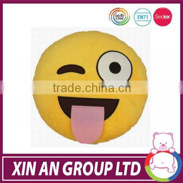 New heart eyes plush emoji pillows soft toy