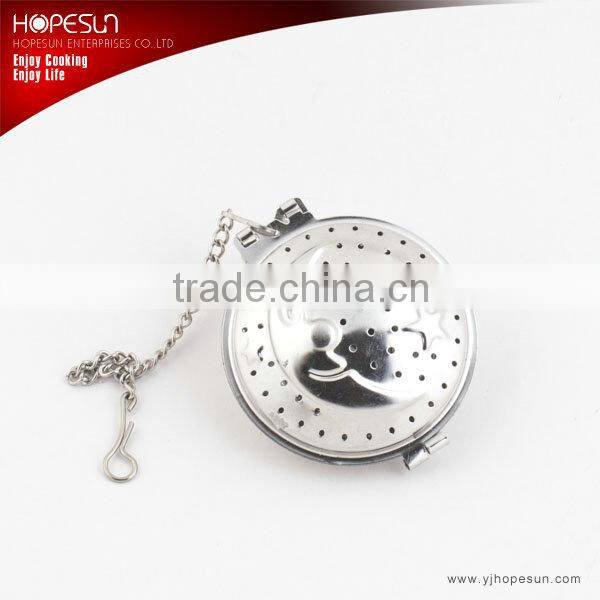 Stainless steel rocky shape tea infuser