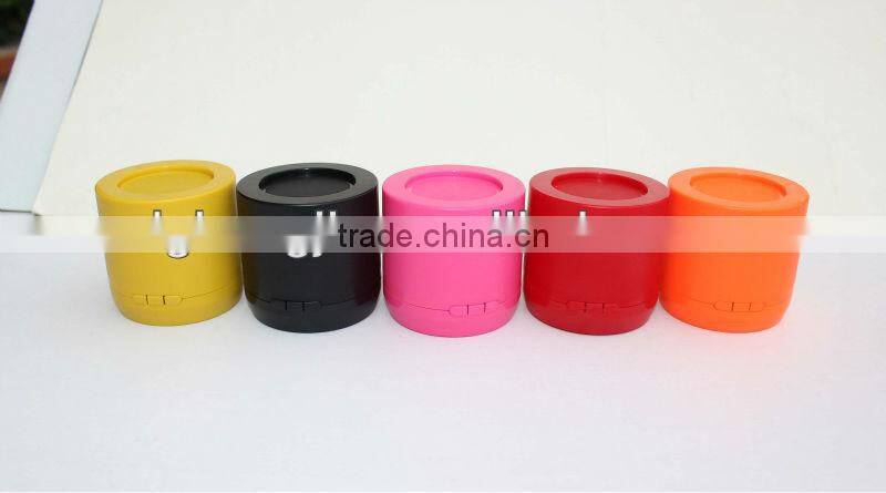 Hot new products for 2015 wireless microphone portable mini speaker with USB charge FM Radio memory card