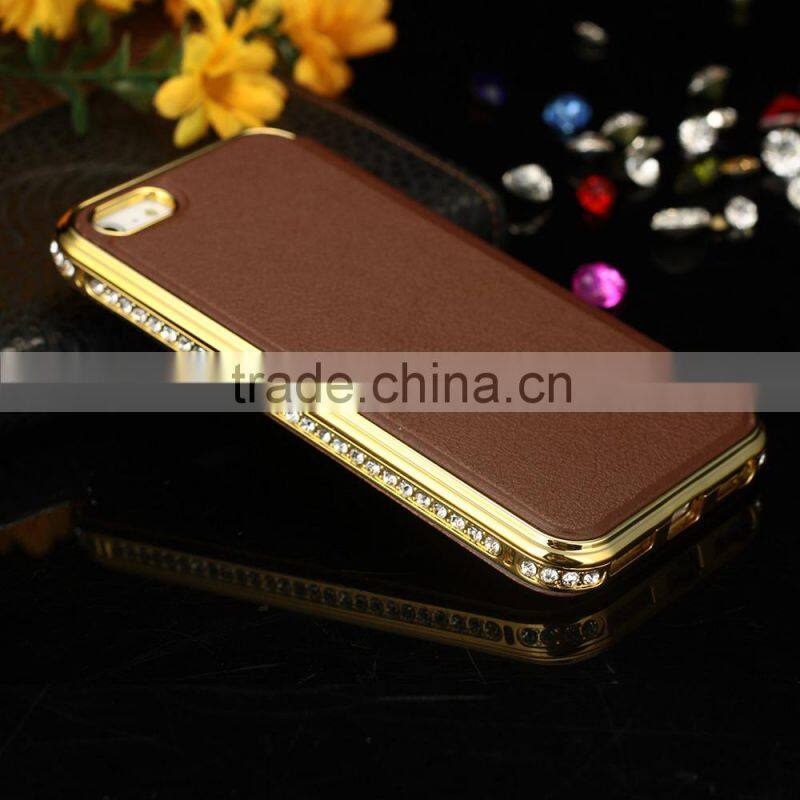 Shengo Unique PU Leather Dot View Phone Case for iPhone 5