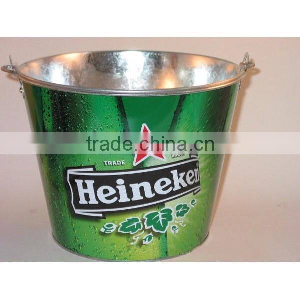 SMETA factory popular small metal ice bucket