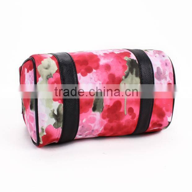 High quality flower printing neoprene tote bag for woman