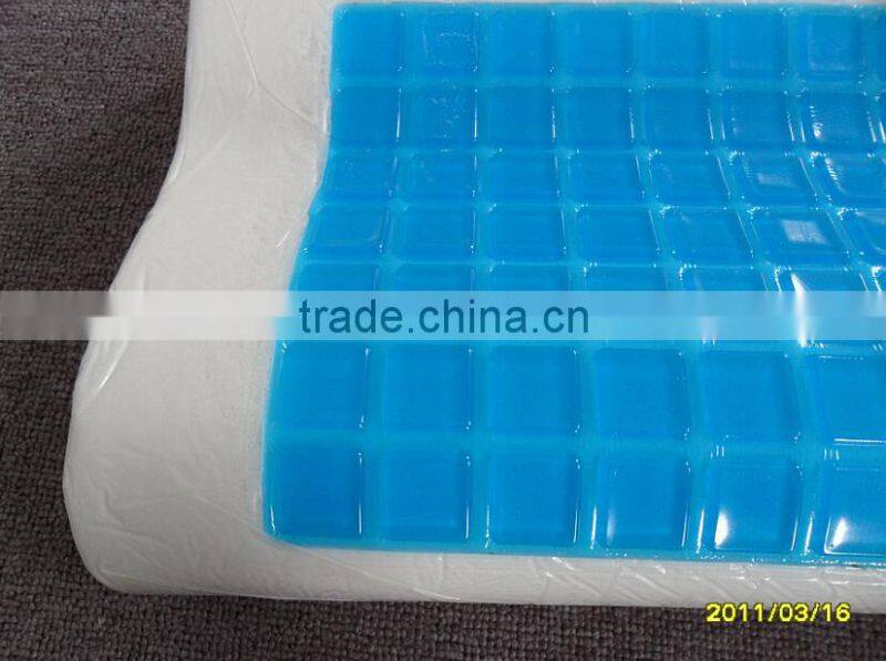 GP002 100% Polyurethane Visco Elastic Contour Cooling Memory Foam Gel Pillow