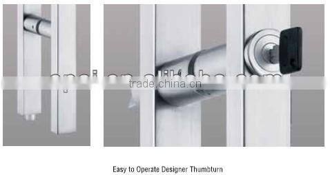 pull handle sliding door for mall door with lock