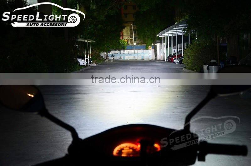 Upgrade 12V 20W 2000LM LED Motorcycle H4 2016 Hi Low Beam with Cooling fan