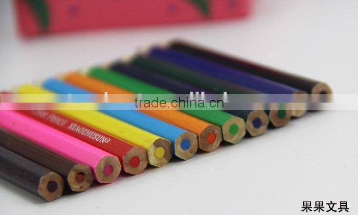 HB color pencil , short neon color pencil