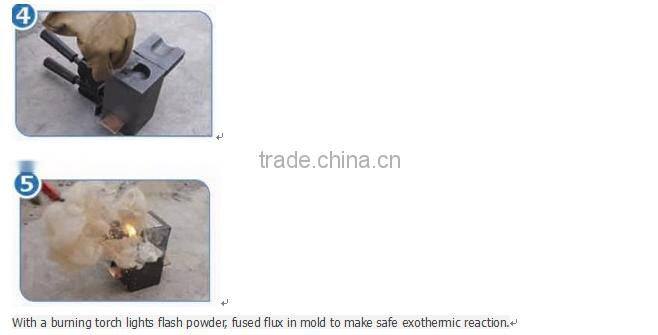 Hight quality of graphite mold for exothermic welding