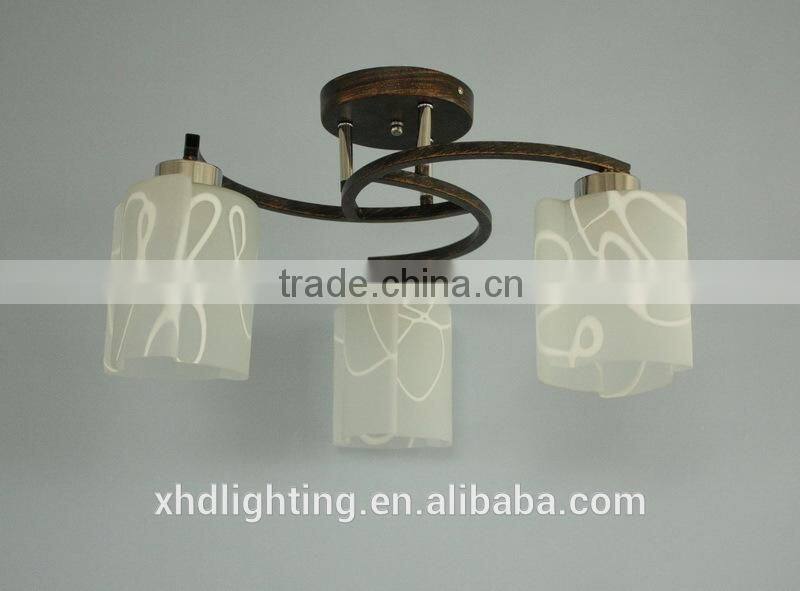 XHD flower-shaped glass chandelier pendant lamp