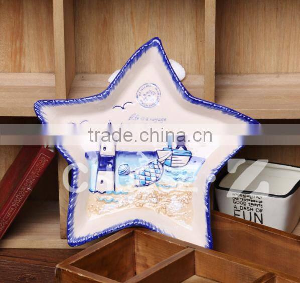 Pentagram Ceramic Candy Fruit Tray M117080