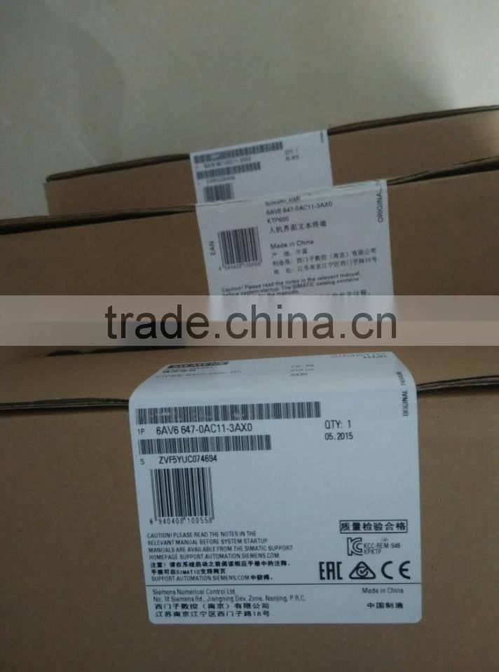 6AV6647-0AC11-3AX0 touch panel HMI touch screen for Siemens, original brand new and nice price