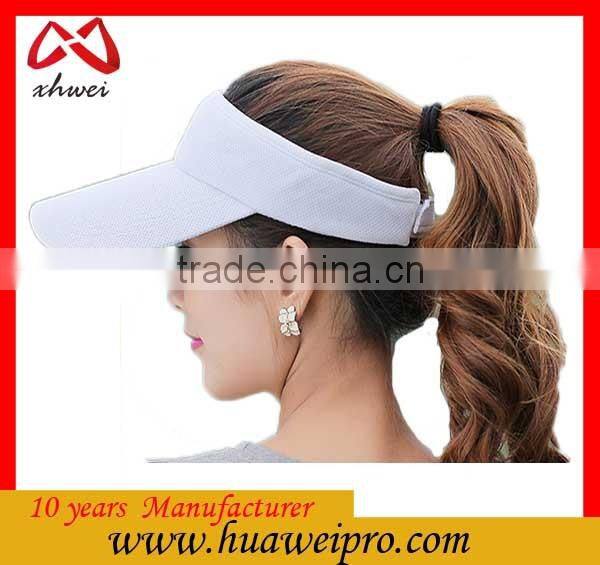 Headwear Factory Wholesale Fashional Visor Cap Custom Sun Visor Hat Woman