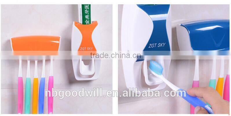 Automatic toothpaste tooth brush holder, dust-proof, wash gargle suit, toothpaste squeezer