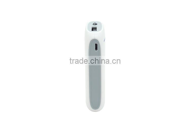 Brand New UV Finish Power Bank 4400mAh/5200mAh with LED Torch for Smart Phone