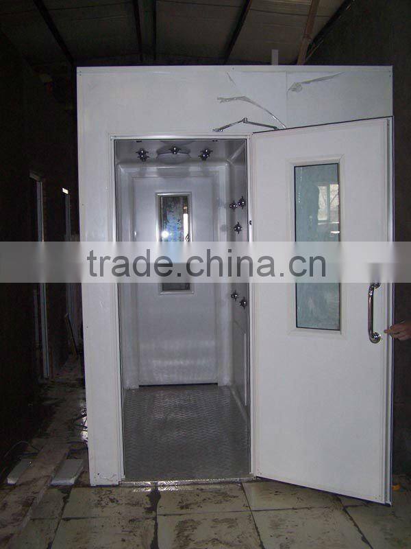 stainless steal air shower clean room