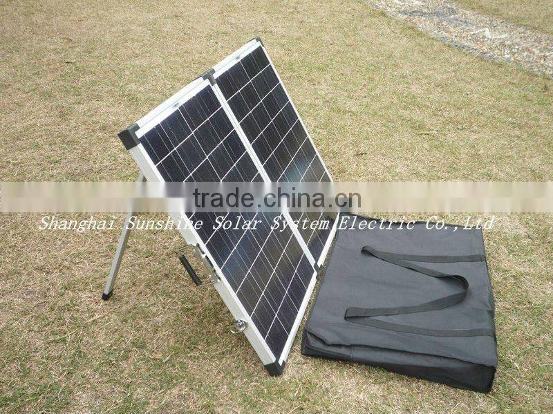 Portable solar panel for camping