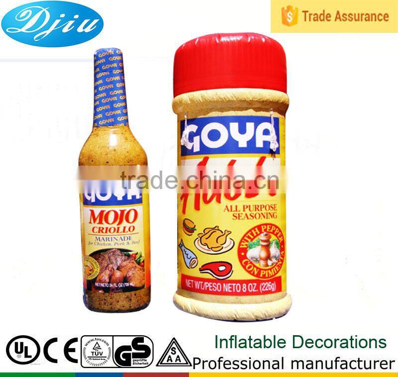 DJ-GG-117 large Inflatable Strawberry milk drinks advertising fashion show decorations board outdoor Street show