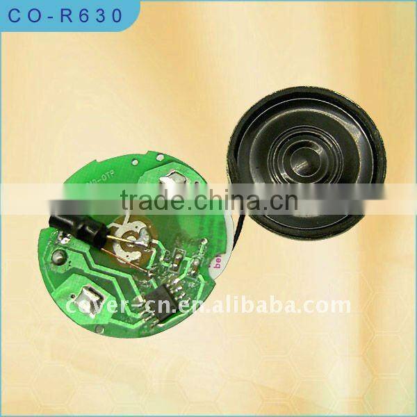 Promotional greeting card sound module/voice chips