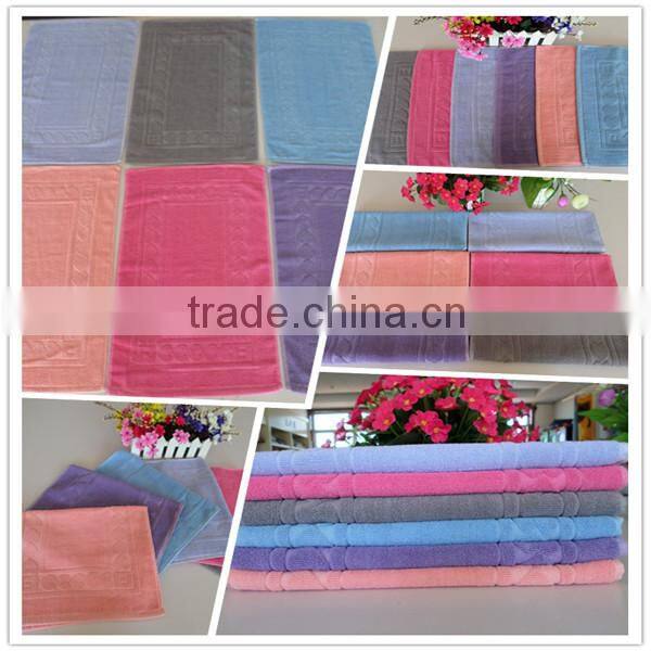 100%cotton various design cheap bath mat