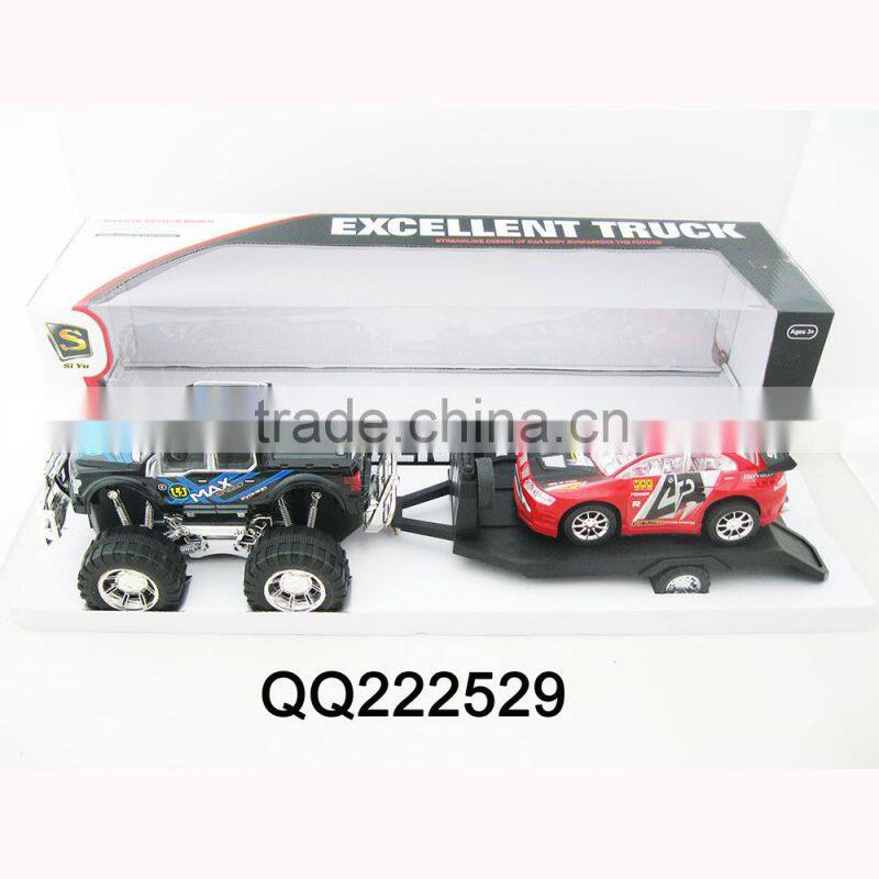 Kids plastic friction crosssing-country racing car with 1pcs friction car,friction car for kids