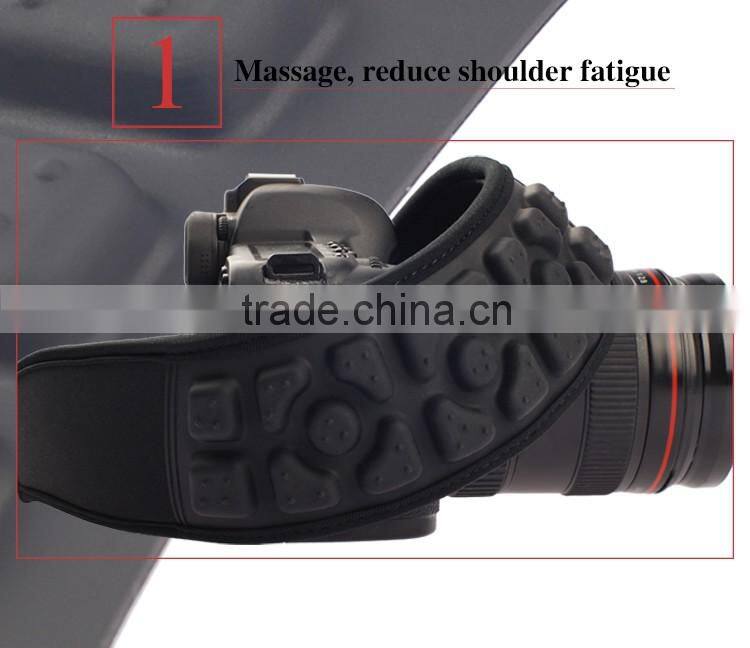 high quality Decompression Massage Shock Absorption DSLR Camera Strap Shoulder Neck Grip SF8