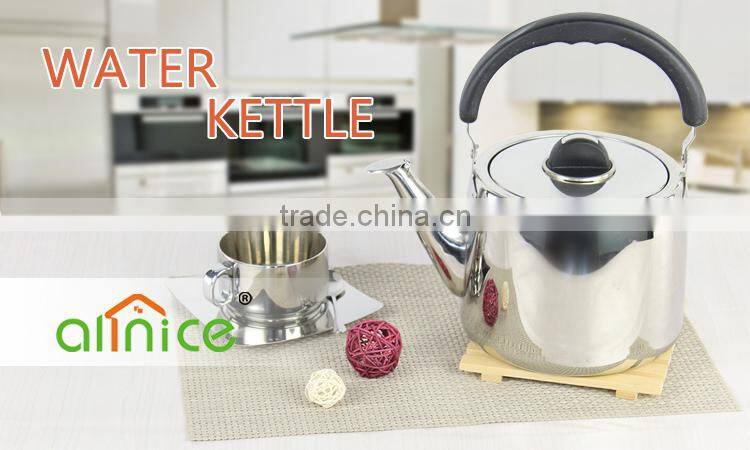 Rustproof mirror polishing treatment 3L,4L,5L special kettle stainless steel #201 for family kitchen and hotel