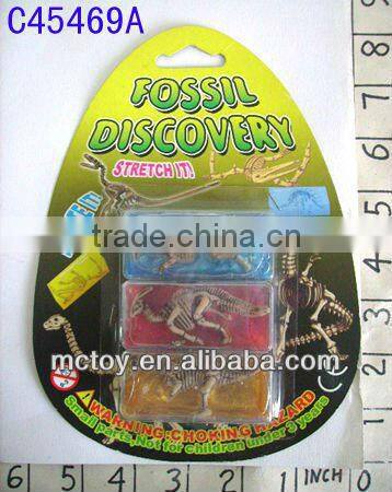 Factory supplier wholesale slime Crystal fossil dinosaur putty crystal gift crystal toy