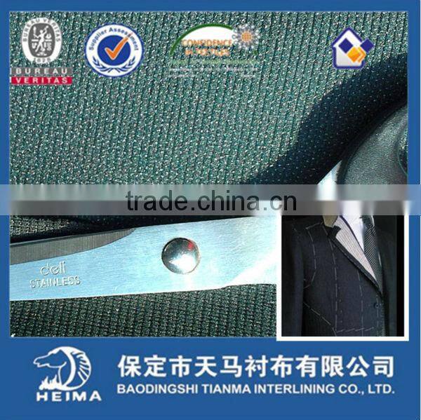 shanghai double dot coating interlining fabric superior class linings