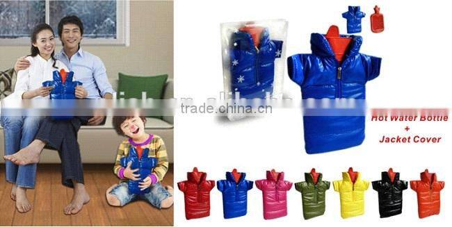 Creative Hot Water Bottle with Jacket Cover for Christmas
