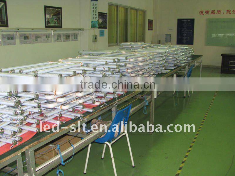 commerical/office led u tube light 18w with clear lens internal driver,90-264V AC