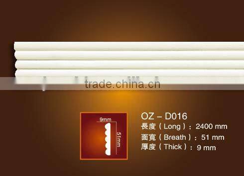 PU Plain panel moulding / classic cornice/Home&Interior decoration