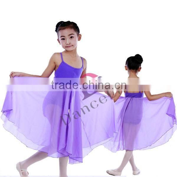 C2147 Long Girls Chiffon Skirt Dance Dress Ballet Costume