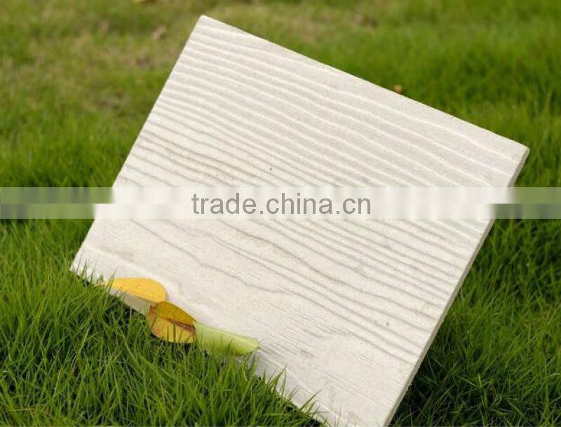 7.5mm thick Smooth and Wood Grain Fiber Cement Weatherboards plank for residential cladding