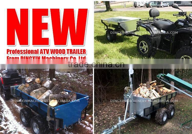 ATV Tow behind trailer for wood log timber