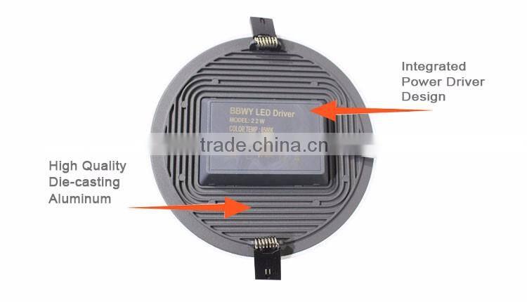 12w/16w/22w/30w integrated led light panel led panel light