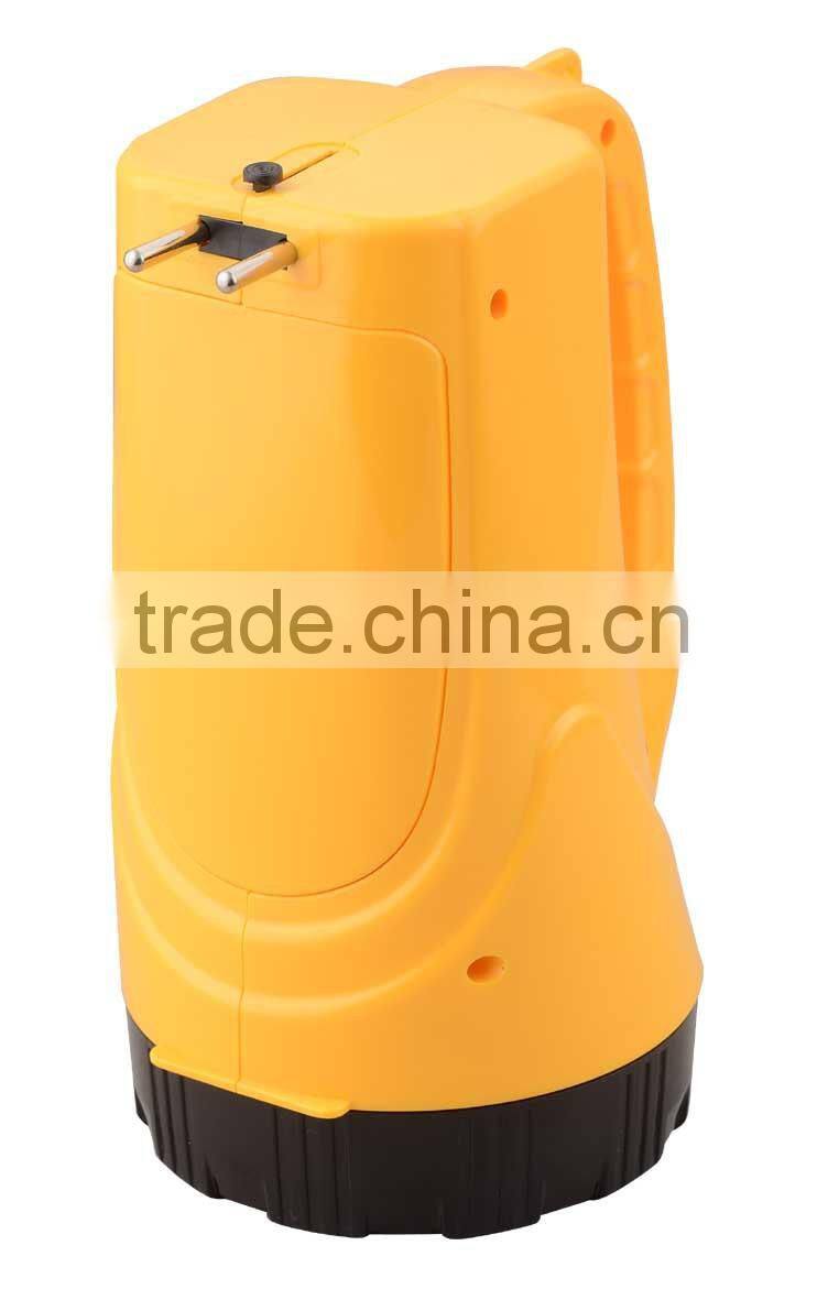 rechargeable 3W high power led torch with solar charge