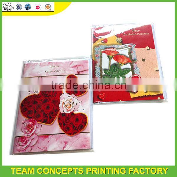Handwork paper friendship greeting card