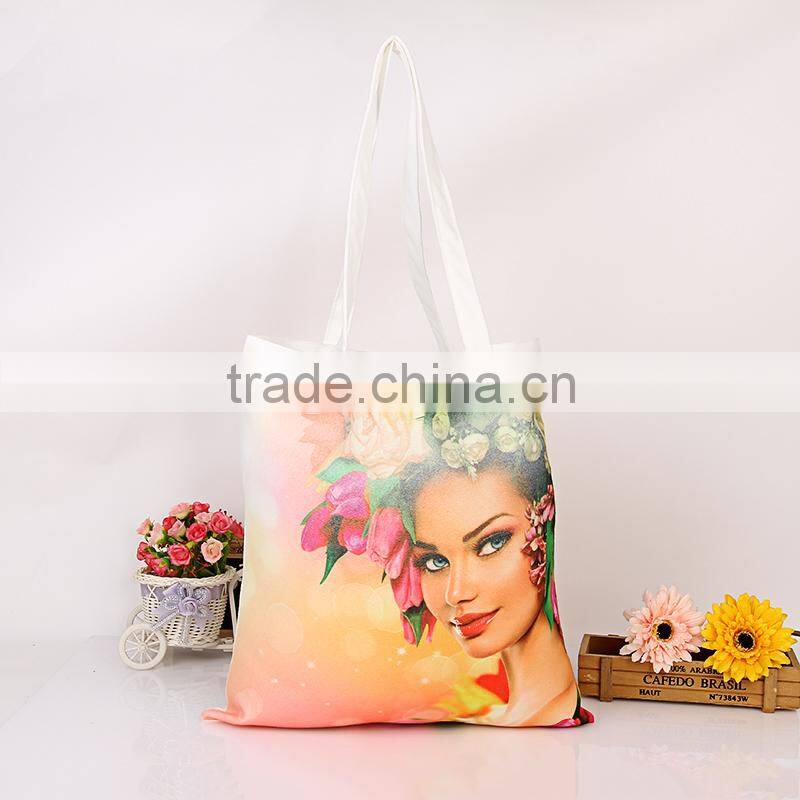 2015 sublimation blank reusable shopping bag