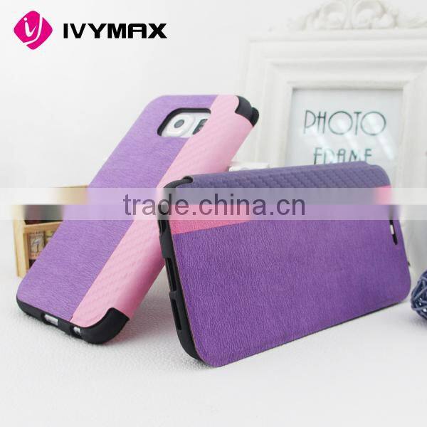Colorful mobilephone case for samsung galaxy s6 new wallet leather case