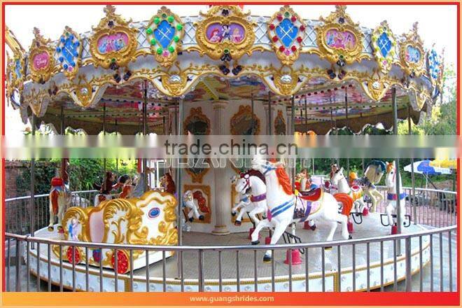 Joyful! luxury Merry Go Round amusement rides carousel animals
