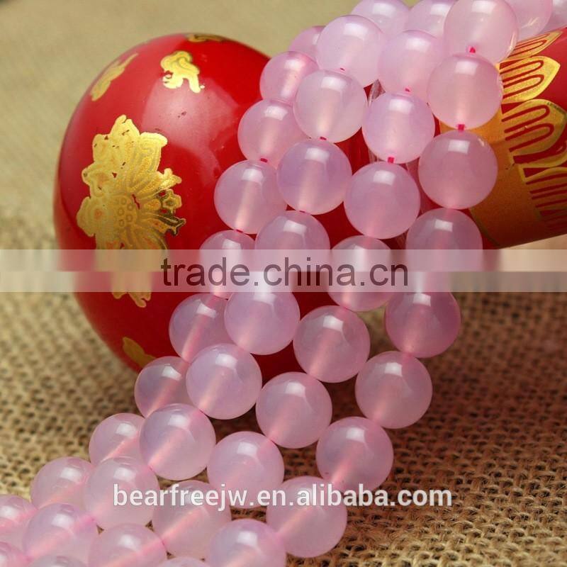 4mm/6mm/8mm/10mm Wholesale Natural Pink Agate Gemstone beads, faceted round shape Pink agate beads