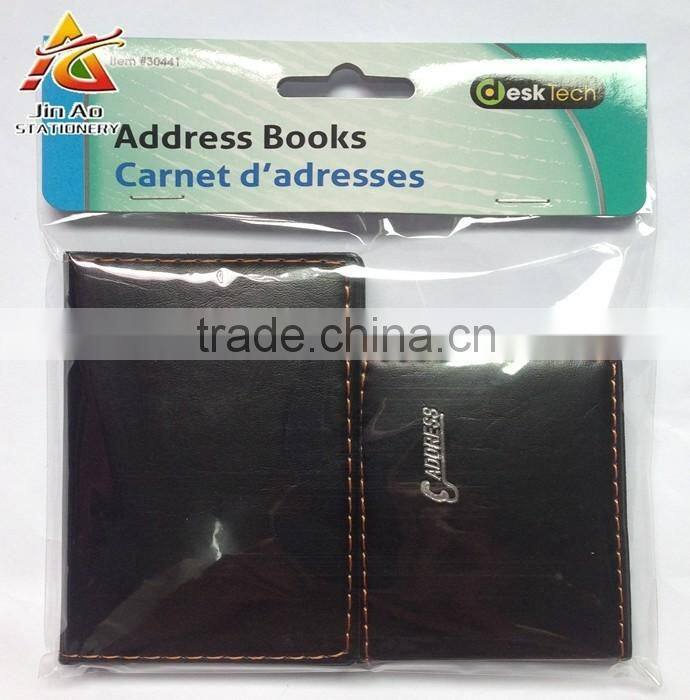 PU leather cover pocket notebook