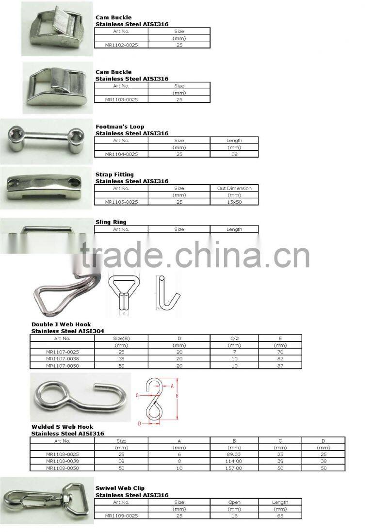 Stainless Steel Web Clip