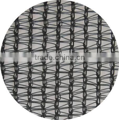 dark green agriculture sun shade cloth knitted with round wire /knitted plastic sun shade cloth