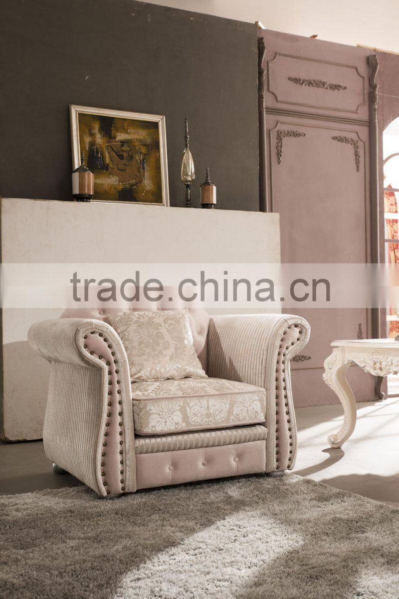 Italian New Classic Fabric Chesterfield Sofa AL153