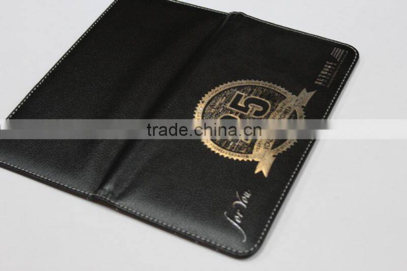 fashional high quality cow Leather passport holder/leather name card holder/leather cheque holder
