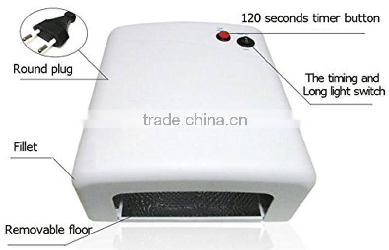 Introduction to nail equipment 36 w 818 nails roast lamp UV curing phototherapy lamp Phototherapy lamp manufacturers selling